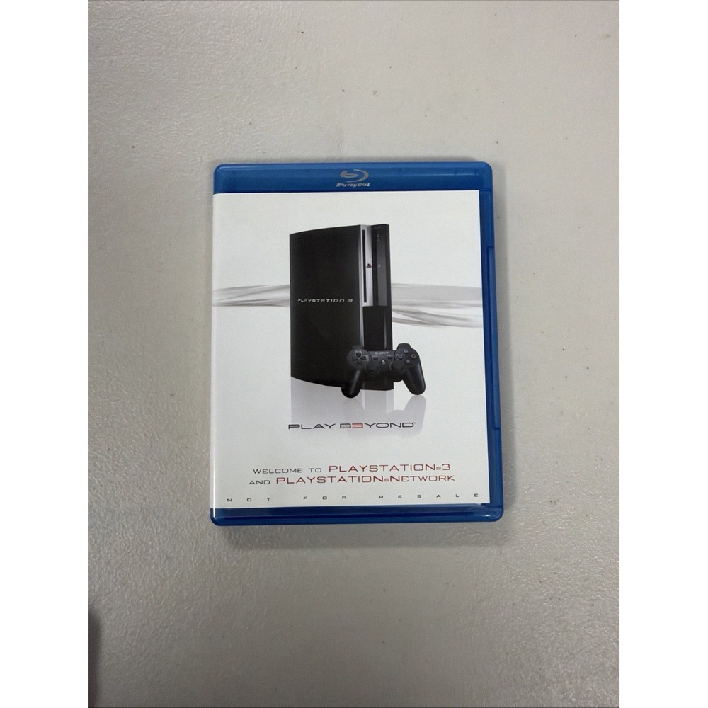 PS3 Play Beyond Blu-ray Disc Welcome to Playstation 3 & Playstation Network